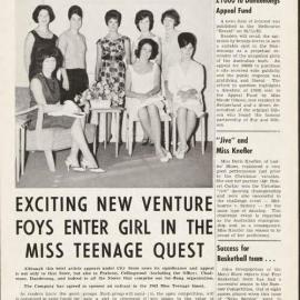 Foy's News Service of the Month Feb-March 1963