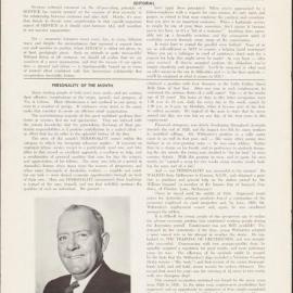 Foy's News Service of the Month July 1960