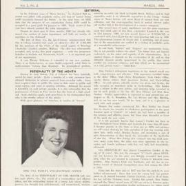 Foy's News Service of the Month March 1960