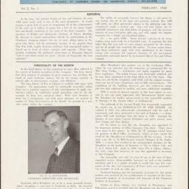 Foy's News Service of the Month February 1960