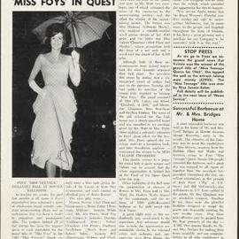 Foy's News Service of the Month May-June 1963