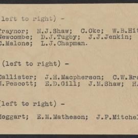 [Names of staff pictured in group photograph on page 6]