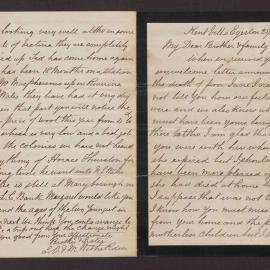 [Letters between Charles Foreman and his family in Britain, 70 of 83]