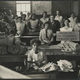 Swallow and Ariell Patriotic Sewing Bee