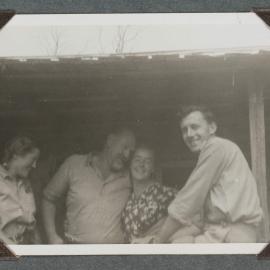 [Mountaineering Club Ernie Bond with three people]