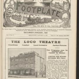 The Footplate: vol. 13, no. 12 (December-January, 1930-1931)