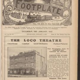 The Footplate: vol. 14, no. 12 (December-January, 1931-1932)