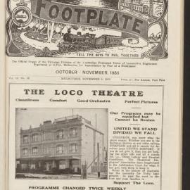 The Footplate: vol. 16, no. 10 (October-November, 1933)