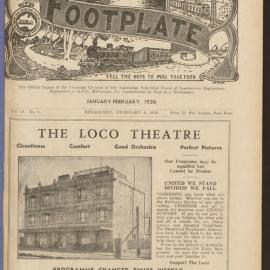 The Footplate: vol. 19, no. 1 (January-February, 1936)