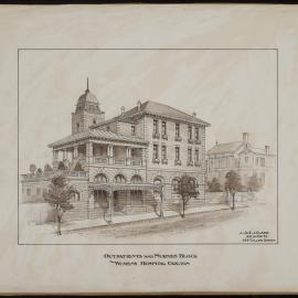 Outpatients and Nurses Block - Women's Hospital Carlton