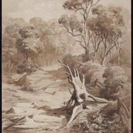 [Watercolour sketch of landscape]