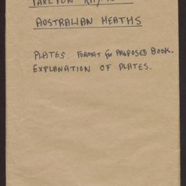 Australian Heaths Plates for proposed book