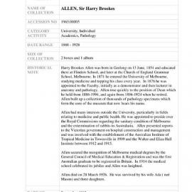 [1963.0003] Papers of Harry Brookes Allen