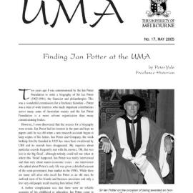 UMA Bulletin : News from the University of Melbourne Archives : Issue 17