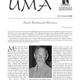 UMA Bulletin : News from the University of Melbourne Archives : Issue 19