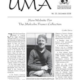 UMA Bulletin : News from the University of Melbourne Archives : Issue 20