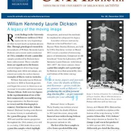 UMA Bulletin : News from the University of Melbourne Archives : Issue 35